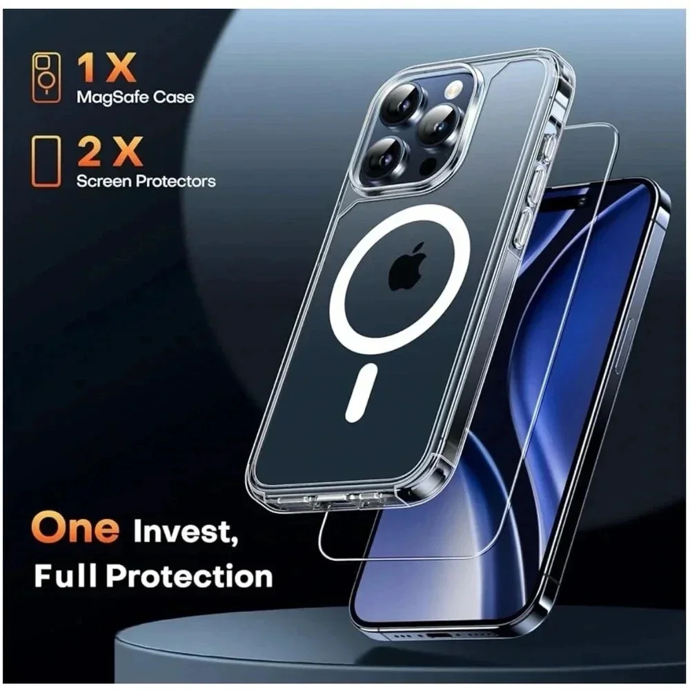 NWB TAURI for iPhone 15 Pro Max Case, Compatible with Magsafe